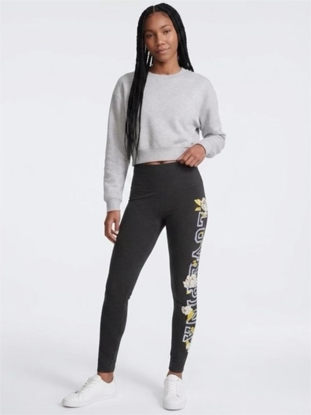 PINK Victoria's Secret Black Activewear Leggings